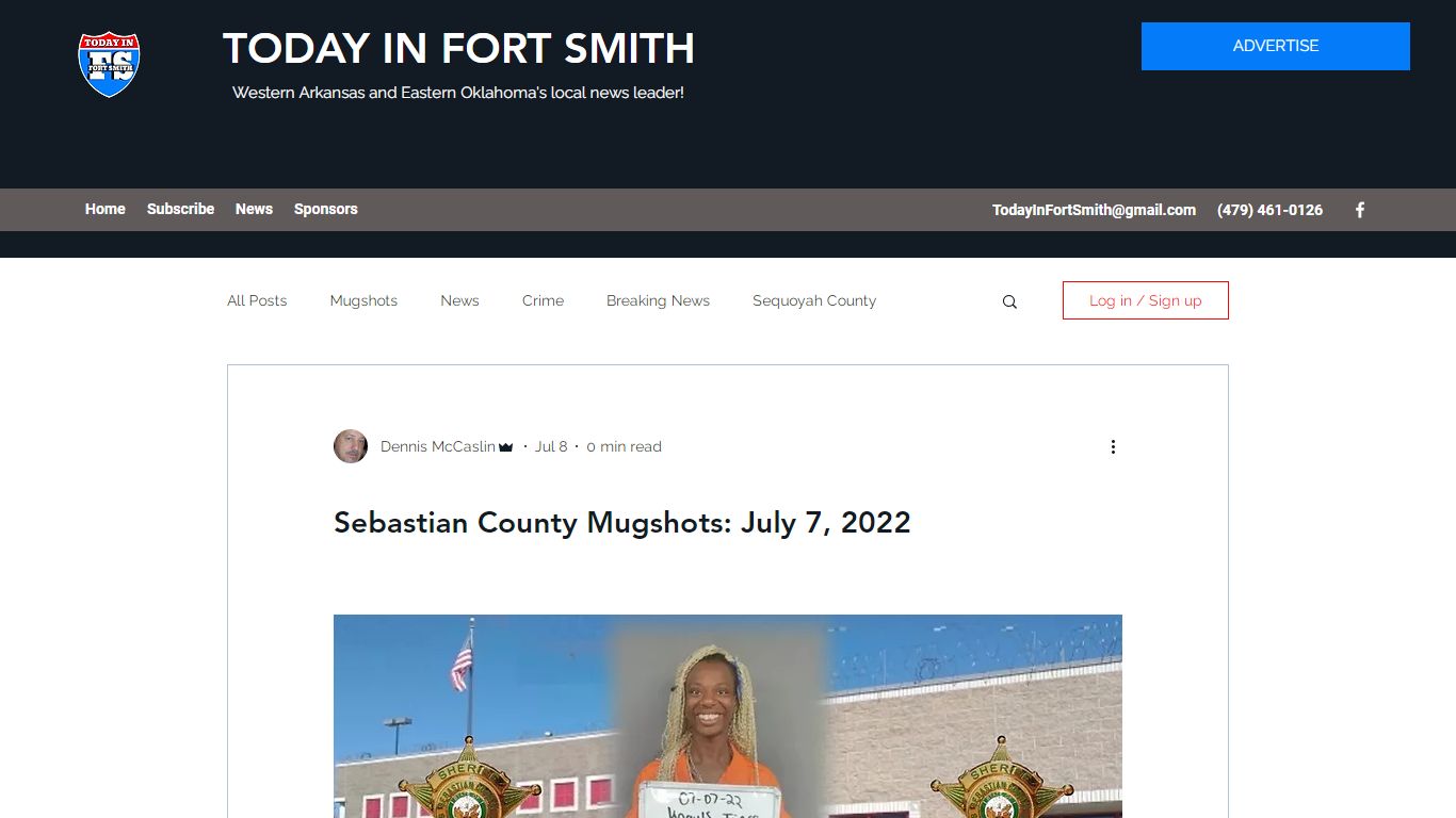 Sebastian County Mugshots: July 7, 2022 - Today in Fort Smith